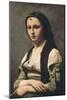 The Woman with the Pearl (La Femme a La Perle)-Jean-Baptiste-Camille Corot-Mounted Art Print