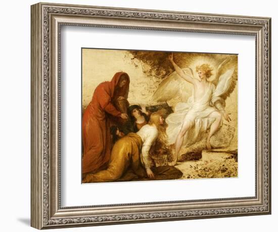 The Women at the Sepulchre; or the Angel at the Tomb of Christ-Benjamin West-Framed Giclee Print