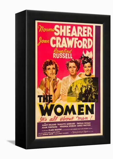 THE WOMEN, from left: Joan Crawford, Norma Shearer, Rosalind Russell, 1939-null-Framed Stretched Canvas