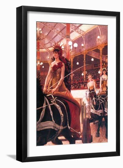 The Women in the Cars-James Tissot-Framed Premium Giclee Print