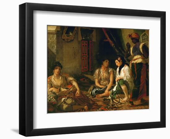 The Women of Algiers (In their Apartment), 1834-Eugene Delacroix-Framed Giclee Print