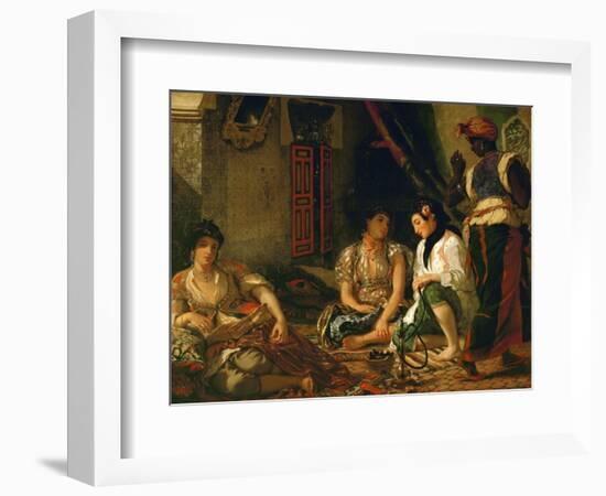 The Women of Algiers (In their Apartment), 1834-Eugene Delacroix-Framed Giclee Print