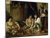 The Women of Algiers in their Apartment-Eugene Delacroix-Mounted Giclee Print