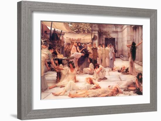 The Women of Amphissa-Sir Lawrence Alma-Tadema-Framed Art Print