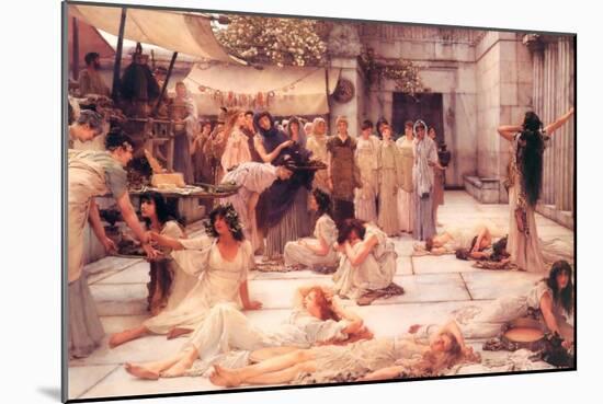 The Women of Amphissa-Sir Lawrence Alma-Tadema-Mounted Art Print