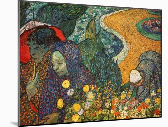 The Women of Arles (Memories of the Garden at Etten), 1888-Vincent van Gogh-Mounted Giclee Print