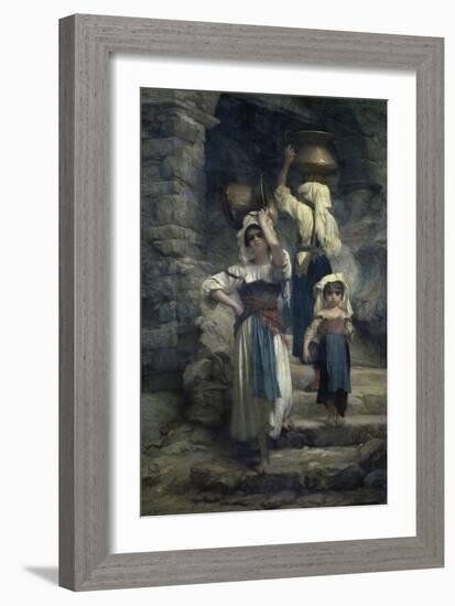 The Women of Cervaria-Ernest Antoine Hebert-Framed Giclee Print