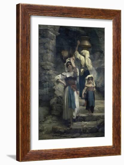 The Women of Cervaria-Ernest Antoine Hebert-Framed Giclee Print