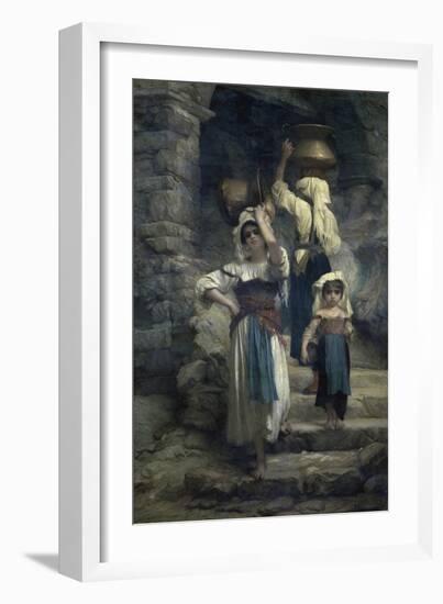 The Women of Cervaria-Ernest Antoine Hebert-Framed Giclee Print