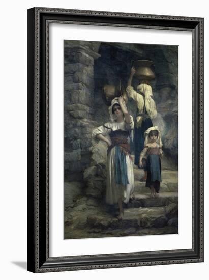 The Women of Cervaria-Ernest Antoine Hebert-Framed Giclee Print