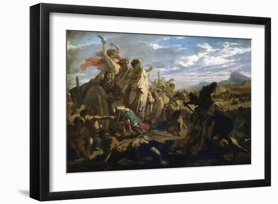 The Women of Gaul, C1827-1893-Auguste Barthelemy Glaize-Framed Giclee Print