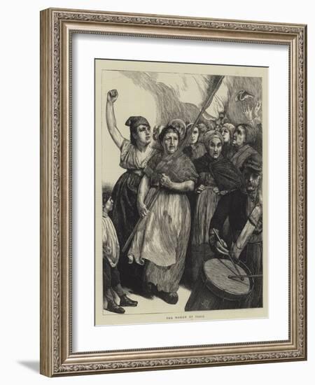 The Women of Paris-Sir James Dromgole Linton-Framed Giclee Print