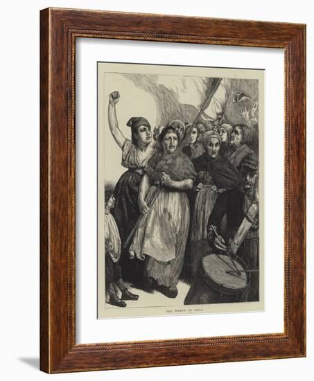 The Women of Paris-Sir James Dromgole Linton-Framed Giclee Print