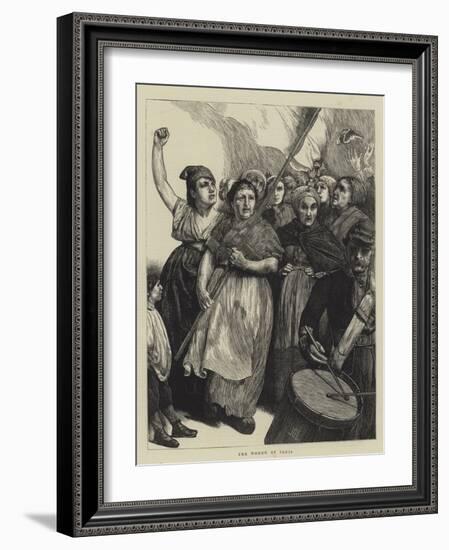 The Women of Paris-Sir James Dromgole Linton-Framed Giclee Print