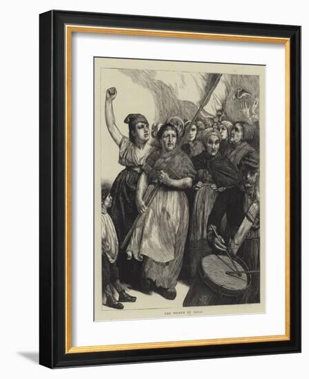 The Women of Paris-Sir James Dromgole Linton-Framed Giclee Print