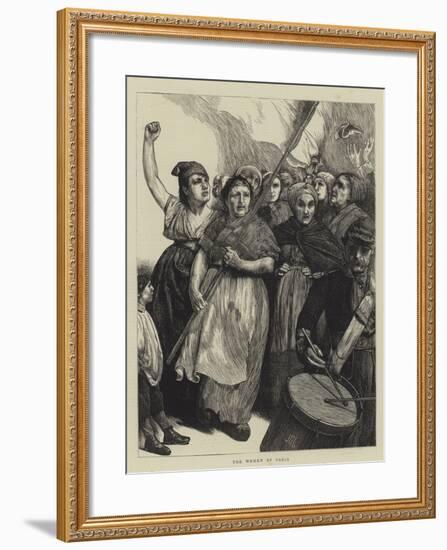 The Women of Paris-Sir James Dromgole Linton-Framed Giclee Print