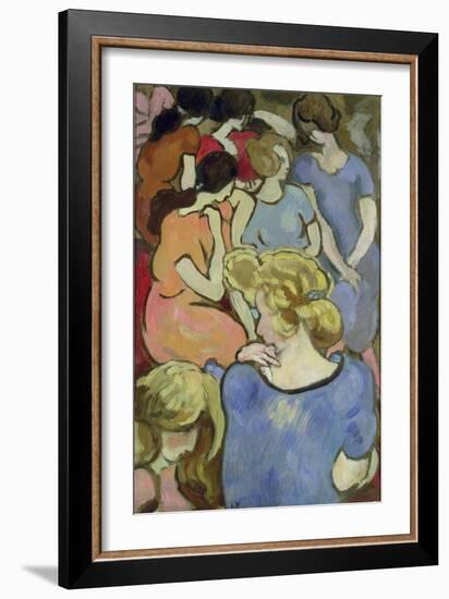 The Women (Oil on Paper Laid down on Panel)-Louis Valtat-Framed Giclee Print