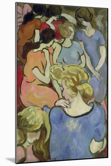 The Women (Oil on Paper Laid down on Panel)-Louis Valtat-Mounted Giclee Print