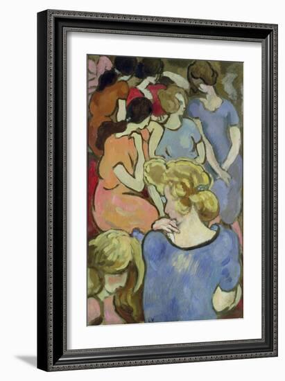 The Women (Oil on Paper Laid down on Panel)-Louis Valtat-Framed Giclee Print