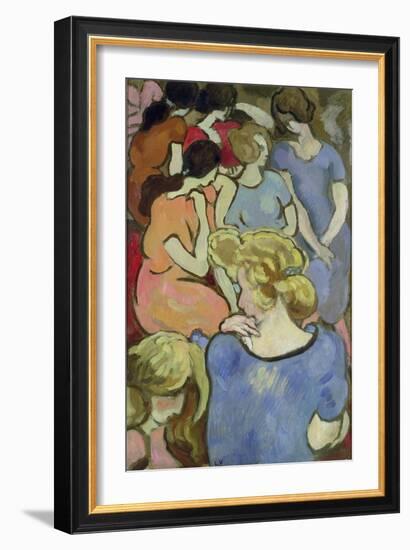 The Women (Oil on Paper Laid down on Panel)-Louis Valtat-Framed Giclee Print