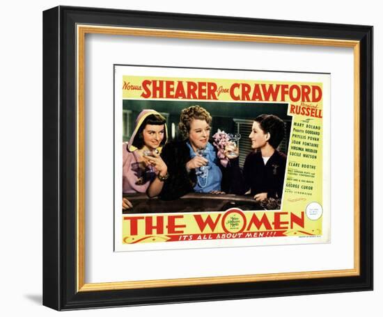 The Women, Paulette Goddard, Mary Boland, Norma Shearer, 1939-null-Framed Art Print