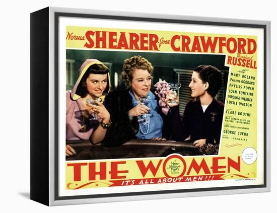 The Women, Paulette Goddard, Mary Boland, Norma Shearer, 1939-null-Framed Stretched Canvas