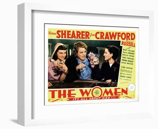 The Women, Paulette Goddard, Mary Boland, Norma Shearer, 1939-null-Framed Premium Giclee Print