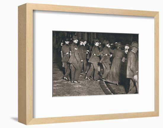 The Women's Freedom League attempting to enter the House of Commons, London, 1908-Unknown-Framed Photographic Print