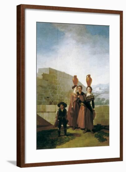 The Women Water Carriers-Francisco de Goya-Framed Art Print