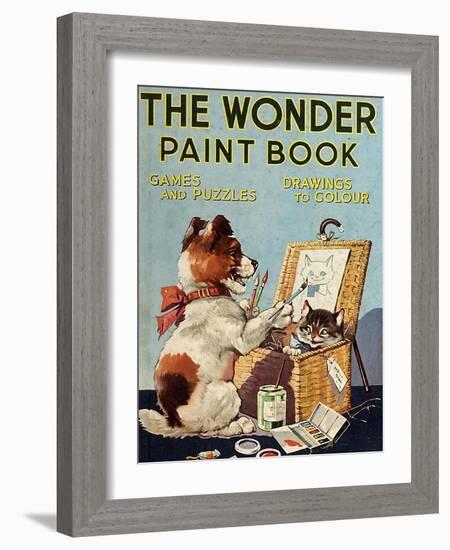 The Wonder Paint Book, UK-null-Framed Giclee Print