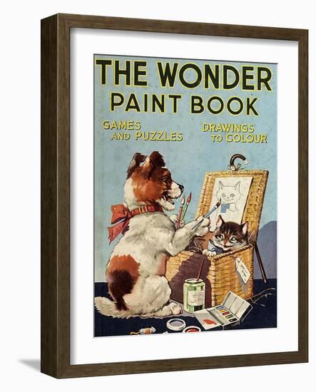 The Wonder Paint Book, UK-null-Framed Giclee Print