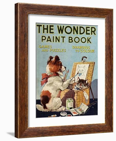 The Wonder Paint Book, UK-null-Framed Giclee Print