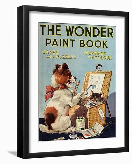 The Wonder Paint Book, UK-null-Framed Giclee Print