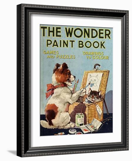 The Wonder Paint Book, UK-null-Framed Giclee Print