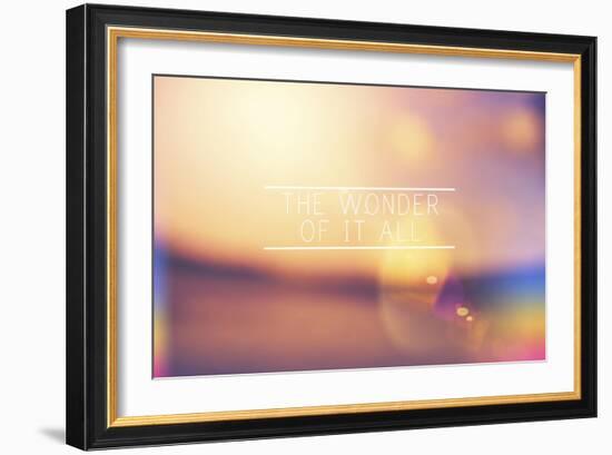 The Wonder-Vintage Skies-Framed Giclee Print