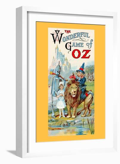 The Wonderful Game of Oz-John R. Neill-Framed Art Print