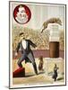 The Wonderful Performing Dogs'. an Act Involving Dogs in a Circus Ring-null-Mounted Giclee Print