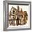 The Wonderful Story of Britain: Building a Tudor House-Peter Jackson-Framed Giclee Print