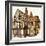 The Wonderful Story of Britain: Building a Tudor House-Peter Jackson-Framed Giclee Print