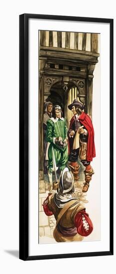 The Wonderful Story of Britain: King Charles the First. Tax Collectors-Peter Jackson-Framed Giclee Print