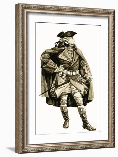 The Wonderful Story of Britain: The Capture of Quebec. General James Wolfe-Peter Jackson-Framed Giclee Print