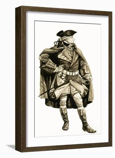 The Wonderful Story of Britain: The Capture of Quebec. General James Wolfe-Peter Jackson-Framed Giclee Print