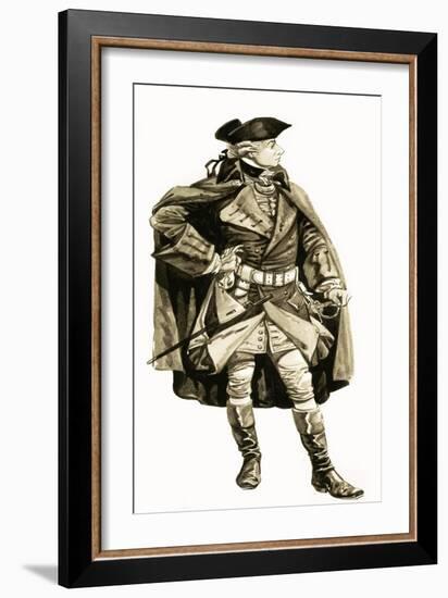 The Wonderful Story of Britain: The Capture of Quebec. General James Wolfe-Peter Jackson-Framed Giclee Print