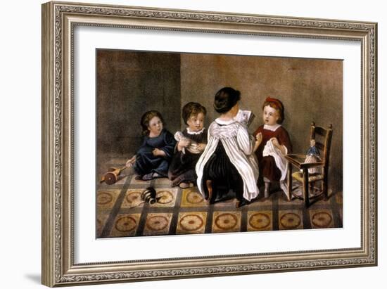 The Wonderful Story-Currier & Ives-Framed Giclee Print