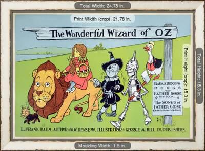 The Wonderful Wizard Of Oz And Father Goose C 1900 Giclee Print William W Denslow Art Com