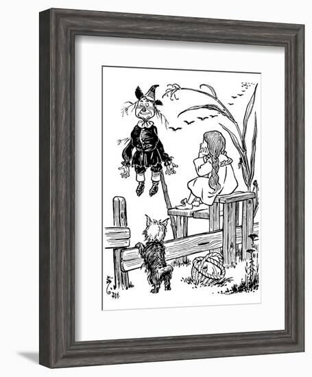 The Wonderful Wizard of Oz-William W^ Denslow-Framed Premium Giclee Print