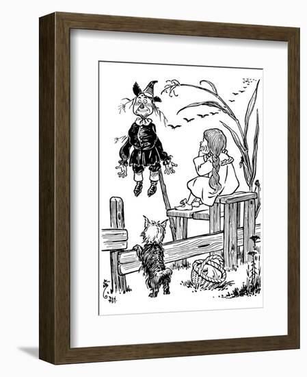 The Wonderful Wizard of Oz-William W^ Denslow-Framed Premium Giclee Print