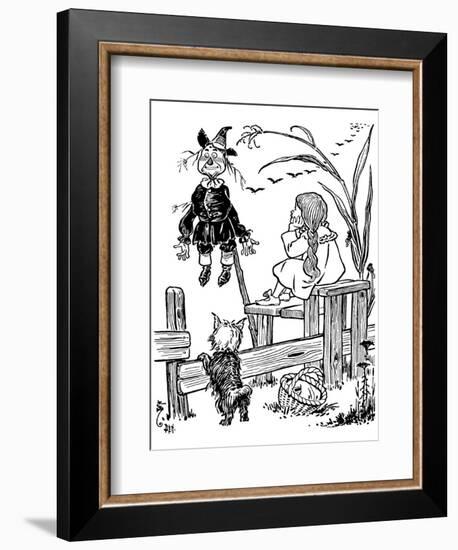 The Wonderful Wizard of Oz-William W^ Denslow-Framed Premium Giclee Print