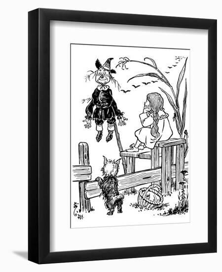 The Wonderful Wizard of Oz-William W^ Denslow-Framed Premium Giclee Print