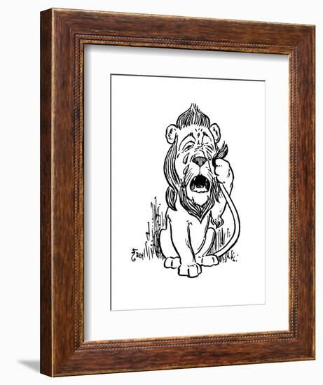 The Wonderful Wizard of Oz-William W^ Denslow-Framed Art Print